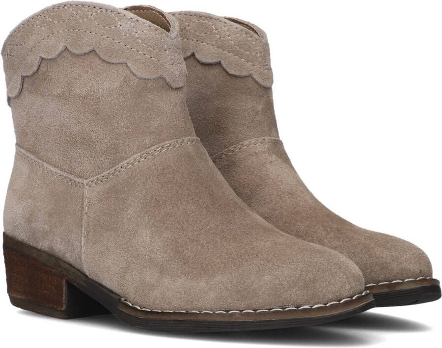 Omoda Lizzy Enkellaarsjes Enkelboots met rits Meisjes Beige