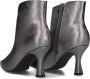 Omoda S4222 Enkellaarsjes Enkelboots met rits Dames Zilver - Thumbnail 2