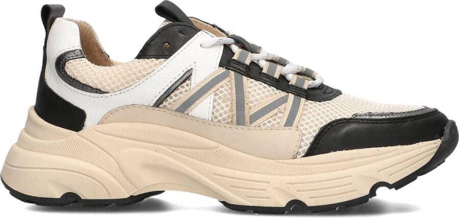 Omoda Tokio Sneakers Leren Sneaker Dames Zwart