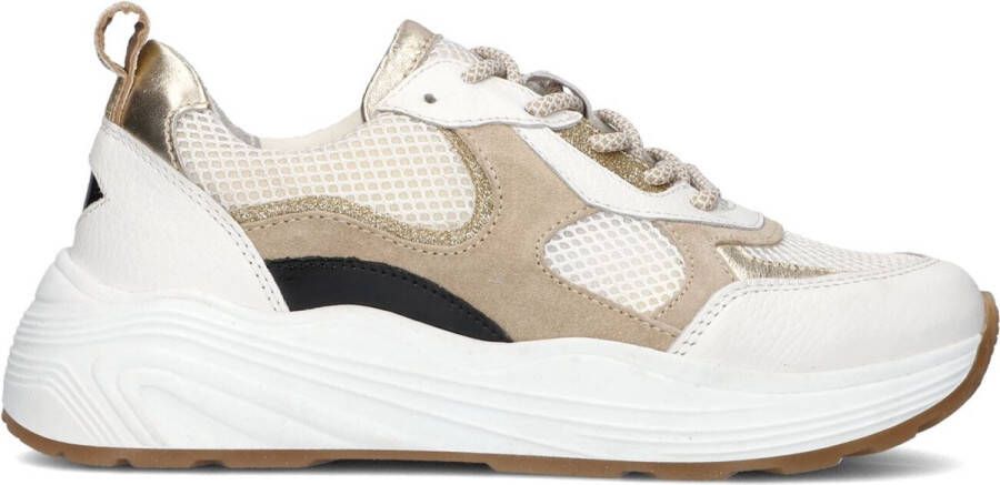 Omoda Triangle Lage sneakers Leren Sneaker Dames Wit