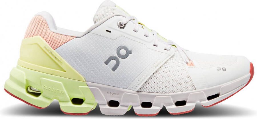 ON Cloudflyer 4 Hardloopschoenen White Hay Dames