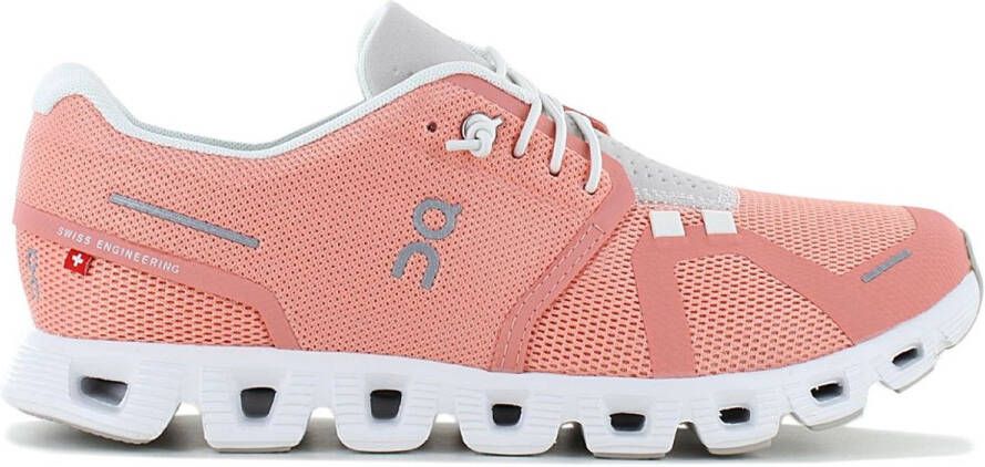 ON Running Cloud 5 Dames Sneakers Schoenen Flamingo-Pearl