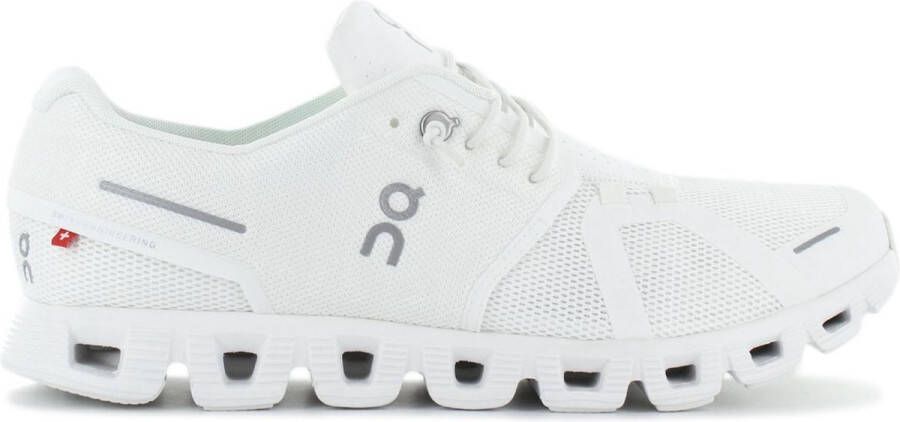 ON Running Cloud 5 WP Waterproof Hardloopschoenen Running Schoenen Sportschoenen Glacier White