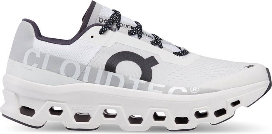 ON Running Witte Sneakers met Stoffen Materiaal en Rubberen Zool White