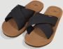 O'Neill Heren Slipper Koosh Cross Over Bloom Slides Toasted coconut ZWART - Thumbnail 4