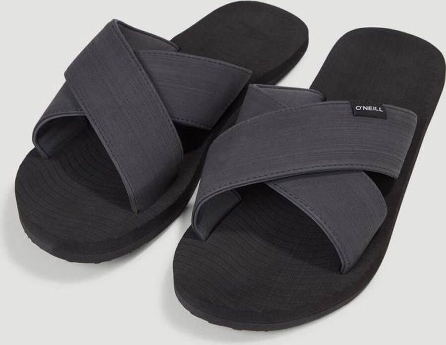 O'Neill Koosh Cross Over Bloom Slides Sandalen zwart