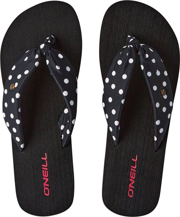 O'Neill Slippers Ditsy Sun Black With White
