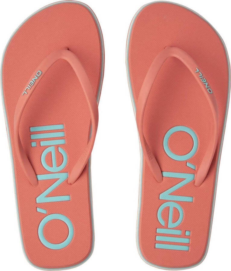 O'Neill Slippers Profile Logo Hot Coral