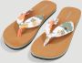 O'Neill Ditsy Sun teenslippers met bloemenprint wit zalm - Thumbnail 2