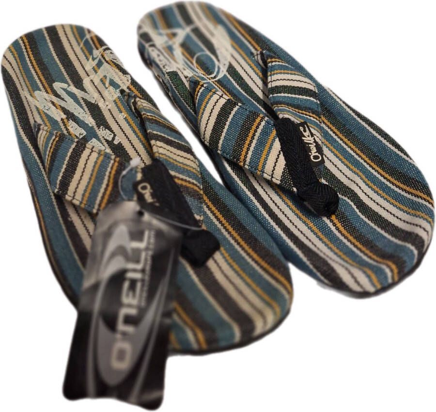 O'Neill -ZEN-BLEU STRIPED SLIPPER