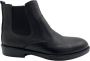 Online Express Schoenen Chelsea Boots Heren leer laarzen met ritssluiting 1027 Zwart - Thumbnail 1