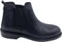 Online Express Chelsea Boots- Heren laarzen- Heren schoenen 1029- Leather- Zwart - Thumbnail 1