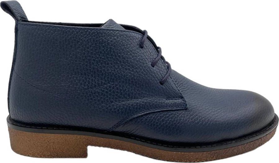 Online Express Veterschoenen Klassieke comfortabel schoen voor mode bewuste mannen Innovatieve premium Citytray 1035 Echt leer Blauw - Foto 1