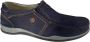 Online Express Schoenen Mannenschoenen Loafers Casual comfort heren instapper Hand made 220 Echt leer Blauw - Thumbnail 1