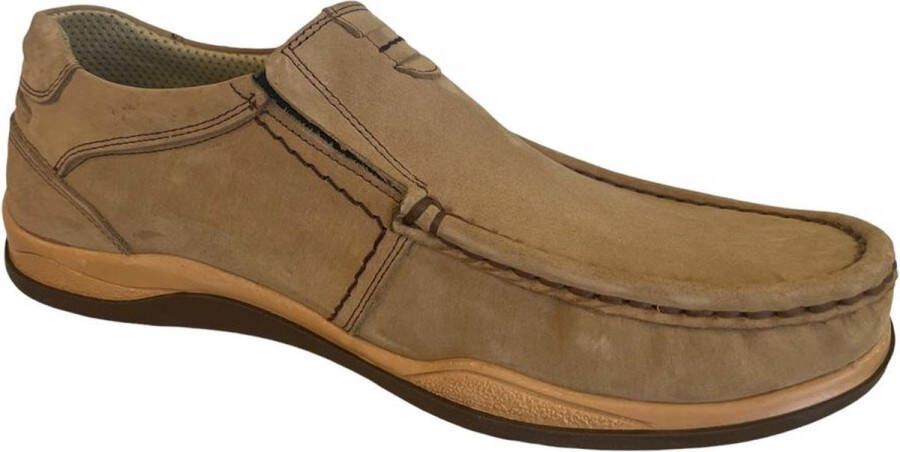 Online Express Schoenen Mannenschoenen Mocassins heren Loafers schoenen Heren comfort instapper Hand made 220 1 Echt leer Camel - Foto 1