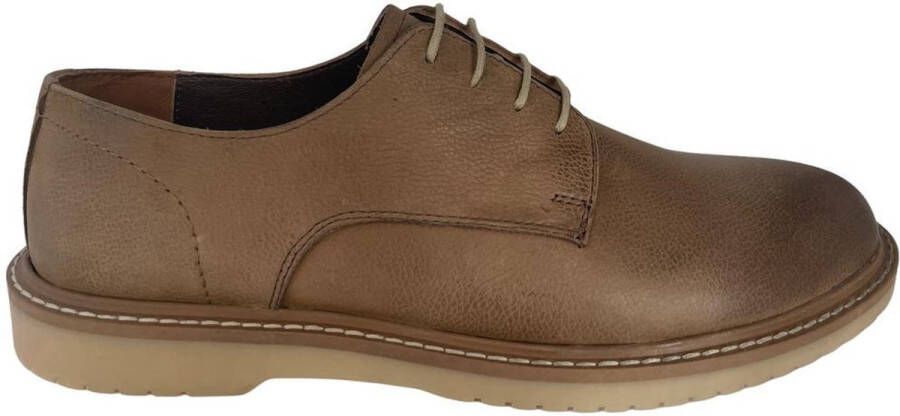 Online Express Schoenen Veterschoenen heren Mannenschoenen Premium nette schoenen Oliver wing 460 Echt leer Zand kleur