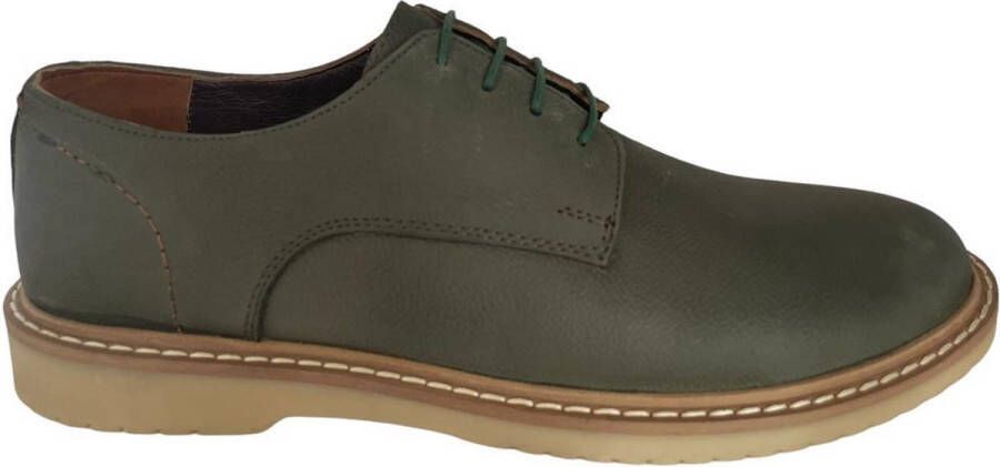 Online Express Schoenen Veterschoenen heren Mannenschoenen Premium nette schoenen Oliver wing 460 Echt leer Lichtgroen - Foto 1