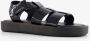 ONLY Shoes dames lak vissers sandalen zwart - Thumbnail 1