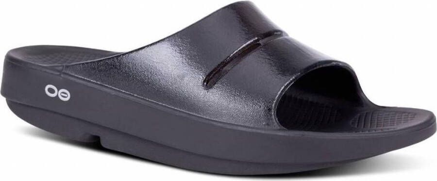 OOfos Ooah Luxe Dames rubberen slippers Black