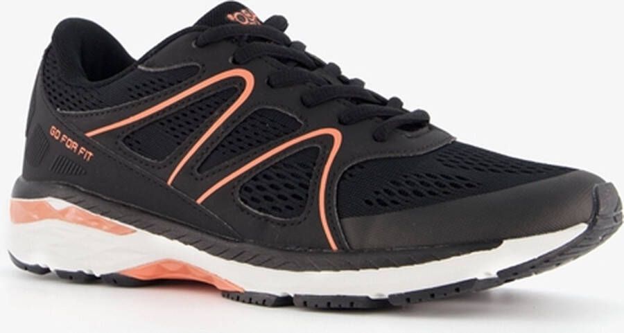 Osaga dames hardloopschoenen zwart oranje Uitneembare zool