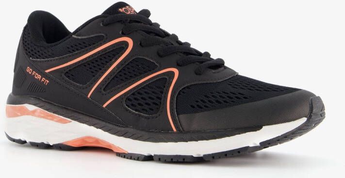 Osaga dames hardloopschoenen zwart oranje Uitneembare zool