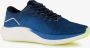 Osaga heren hardloopschoenen blauw wit Uitneembare zool - Thumbnail 1