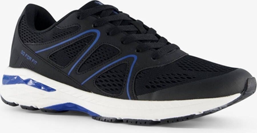 Osaga heren hardloopschoenen zwart blauw Extra comfort Memory Foam