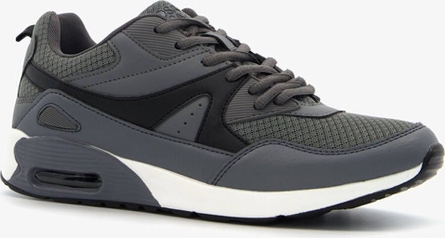 Osaga heren sneakers grijs zwart met airzool