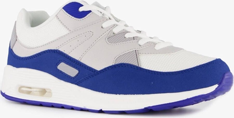 Osaga heren sneakers met airzool blauw wit Uitneembare zool