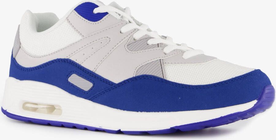 Osaga heren sneakers met airzool blauw wit Uitneembare zool