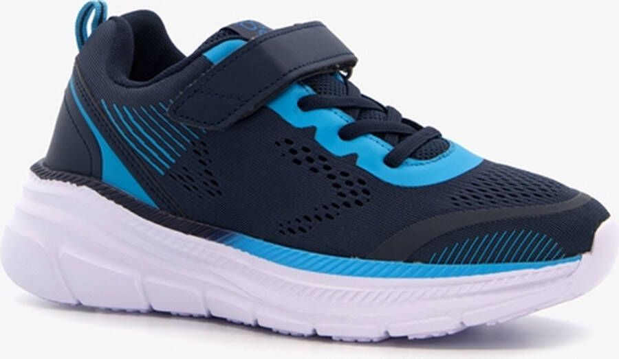 Osaga Max kinder sportschoenen zwart blauw Uitneembare zool