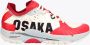 Osaka iDo Sportschoenen Hockey TF (Turf) White Grey Red - Thumbnail 1