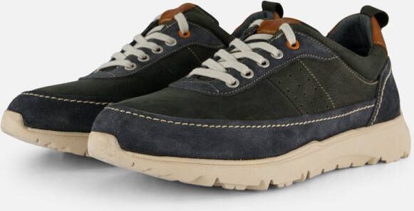 Outfielder Sneakers blauw Suede