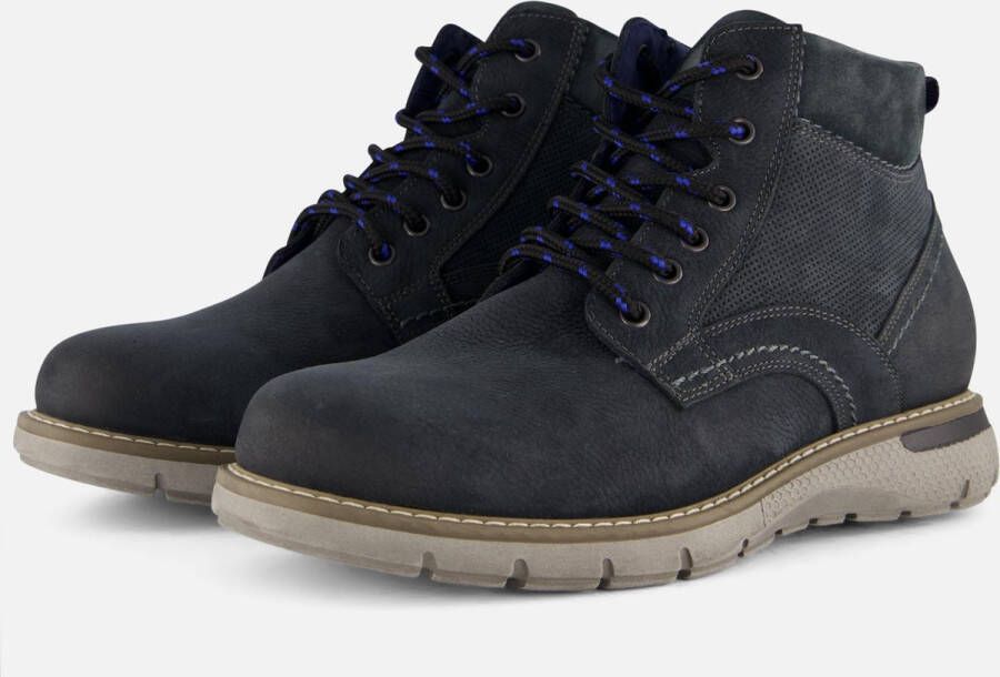 Outfielder Veterboots blauw Nubuck