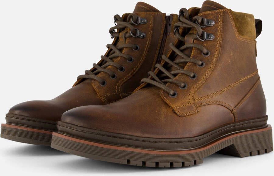 Outfielder Veterschoenen cognac Leer