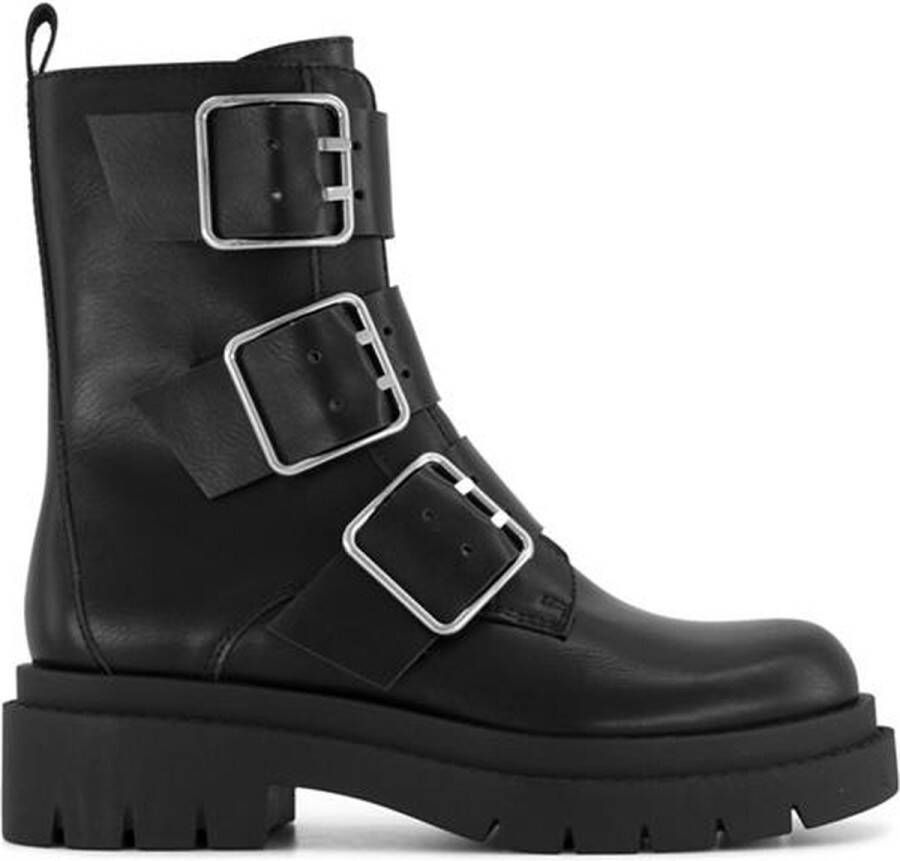 Oxmox Zwarte bikerboots