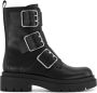 Oxmox chunky bikerboots zwart - Thumbnail 2