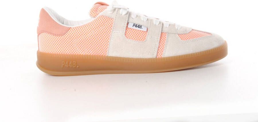 P448 dames sneaker Monza beige oranje