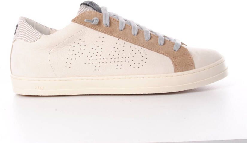 P448 heren sneaker JOHN nubuck beige brun