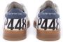 P448 Wit Grijs Leren Sneakers Elegante Stijl Multicolor Heren - Thumbnail 1