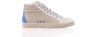 P448 Skate Lady hoge sneaker beige blauw - Thumbnail 1