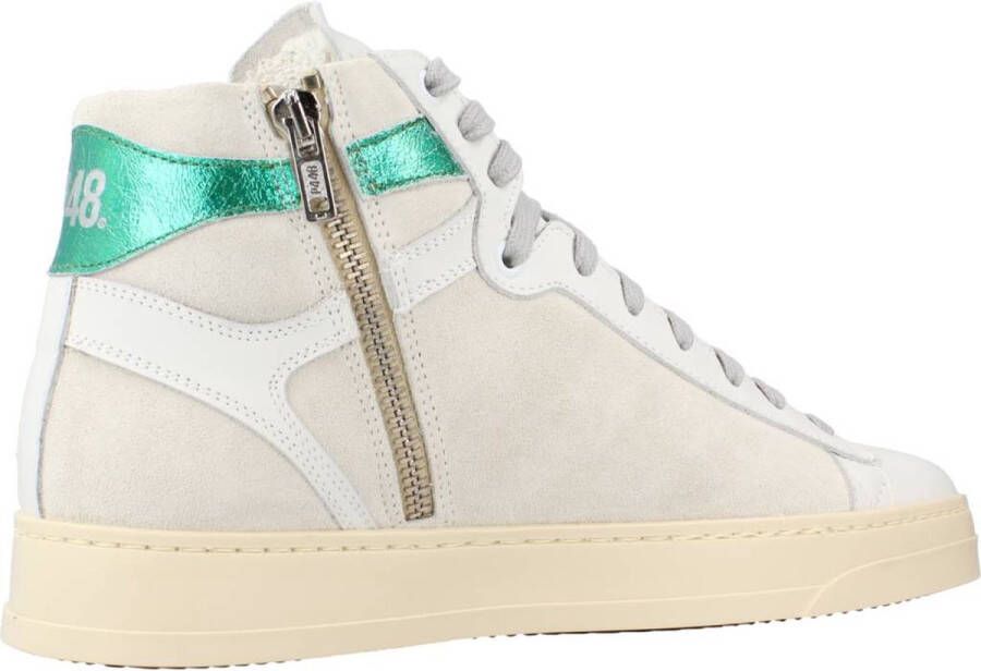 P448 Witte Suède Sneaker voor Dames White Dames