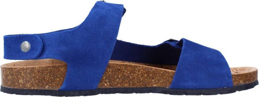 Pablosky Gesp Platte Sandalen Blue Heren