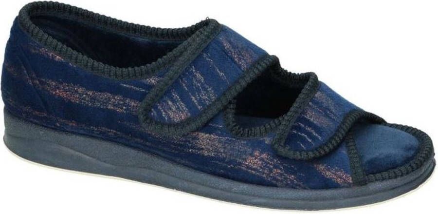 Padders -Dames blauw donker pantoffels