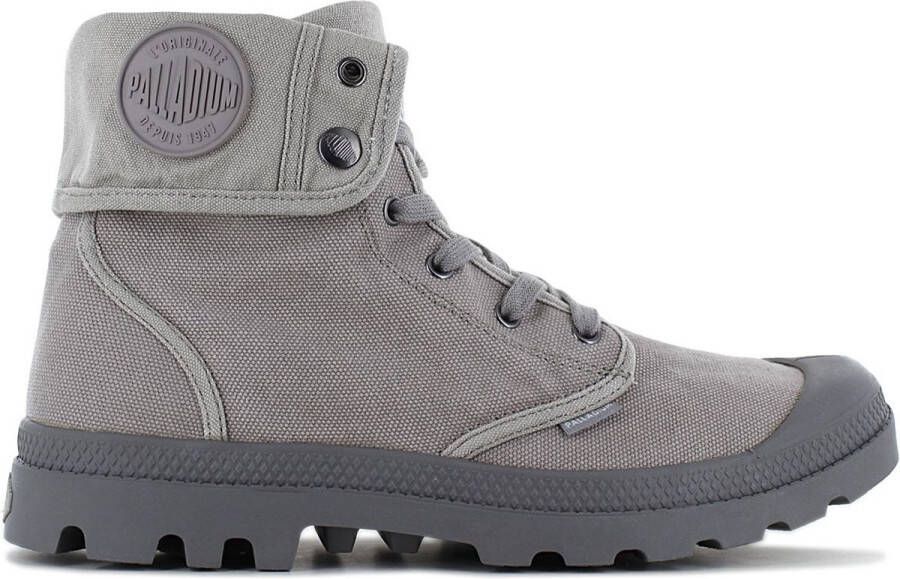 Palladium Baggy Heren Schoenen Laarzen Boots Canvas Grijs 02353-066-M