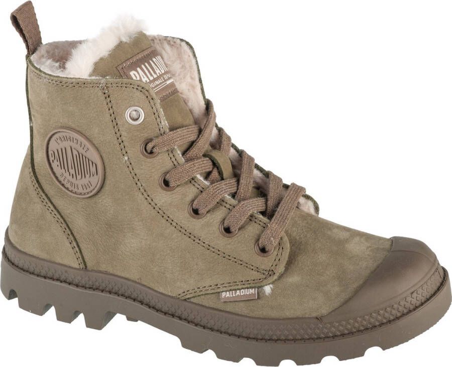 Palladium Dames Pampa Hi Zip WL Winter Enkellaars Warm 95982 Groen