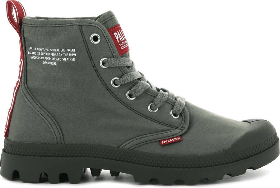 Palladium Pampa Hi Dare 76258-325-M Unisex Groen Sneakers