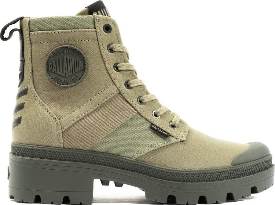 Palladium Dames schoenen 98582 Pallabase Hi Army Groen