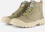 Palladium PAMPA HI ZIP ORGANIC Volwassenen Half-hoge schoenen Groen - Thumbnail 2