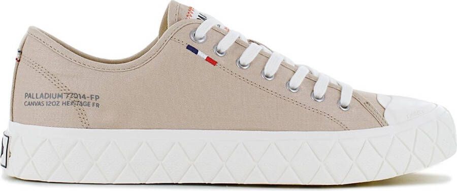 Palladium Palla ACE CVS Heren Sneakers Schoenen Canvas Beige 77014-278-M